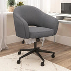 Fabric Swivel Desk Chair with Adjustable Height
