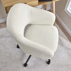 Fabric Swivel Desk Chair with Adjustable Height