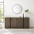 Sideboard mit vier Türen, 70 Zoll, und verstellbaren Einlegeböden