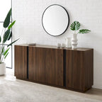 Sideboard mit vier Türen, 70 Zoll, und verstellbaren Einlegeböden