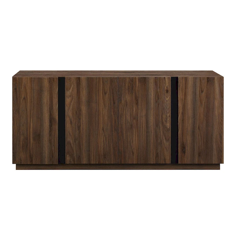Sideboard mit vier Türen, 70 Zoll, und verstellbaren Einlegeböden
