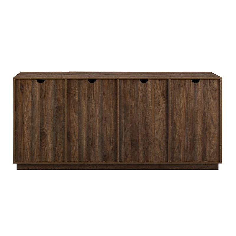 Sideboard mit vier Türen, 70 Zoll, und verstellbaren Einlegeböden