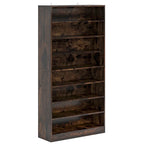 Tall Open-Shelf Shoe Storage Cabinet