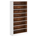 Tall Open-Shelf Shoe Storage Cabinet