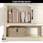 Console Table with 2 Drawers and Cabinet Storage