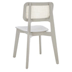Stühle aus Rohrgeflecht, 2er-Set