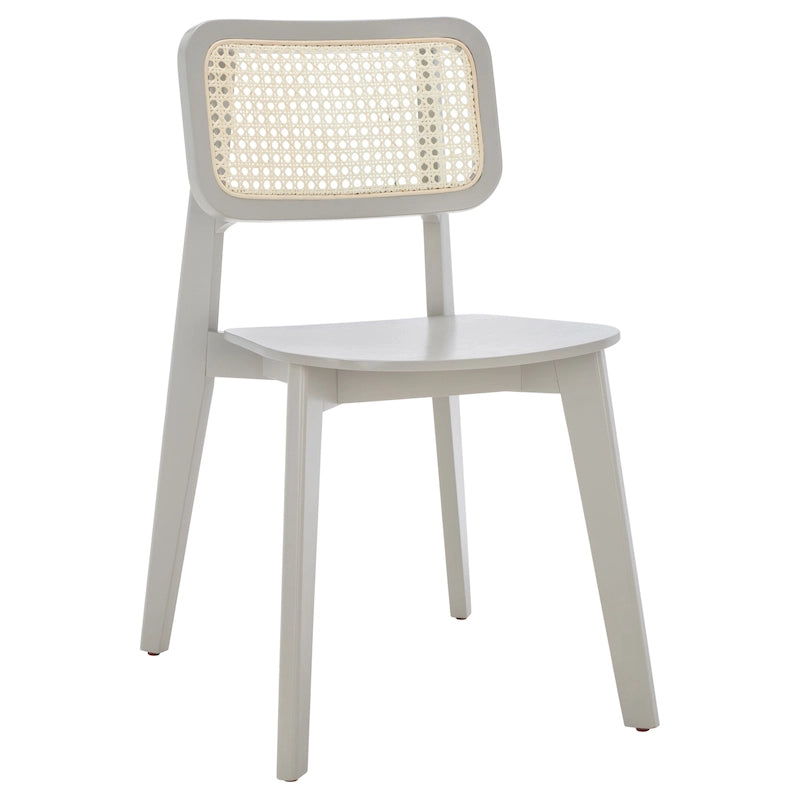 Stühle aus Rohrgeflecht, 2er-Set