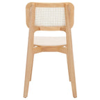 Stühle aus Rohrgeflecht, 2er-Set