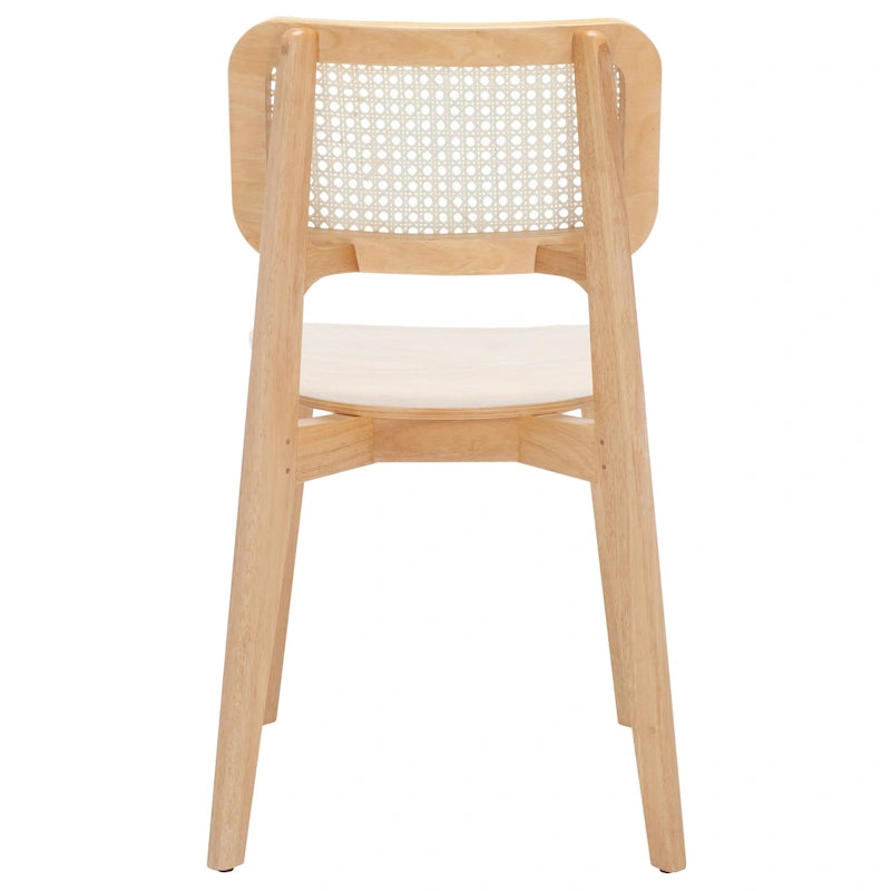 Stühle aus Rohrgeflecht, 2er-Set