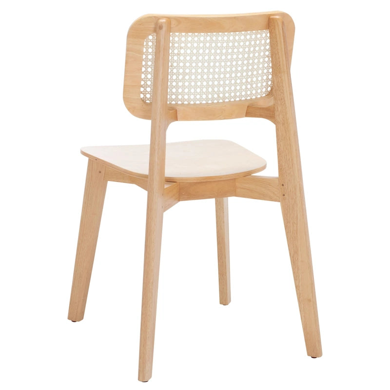 Stühle aus Rohrgeflecht, 2er-Set