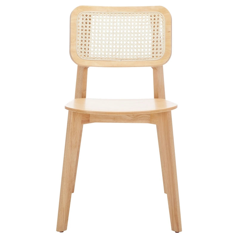 Stühle aus Rohrgeflecht, 2er-Set