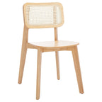 Stühle aus Rohrgeflecht, 2er-Set
