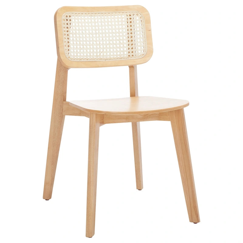 Stühle aus Rohrgeflecht, 2er-Set