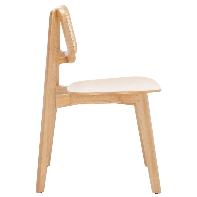Stühle aus Rohrgeflecht, 2er-Set