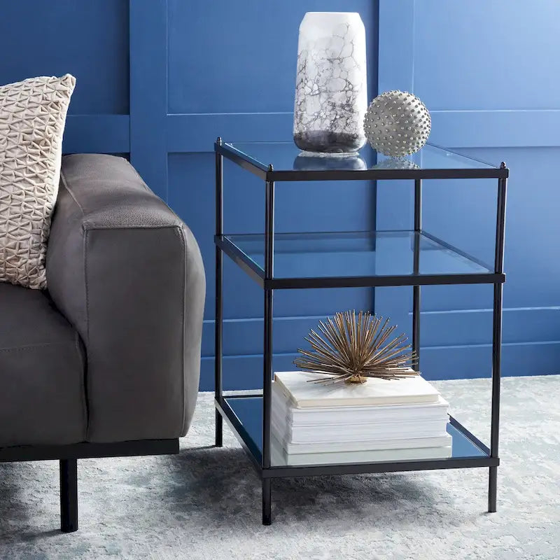 3-Tier Glass Accent Table