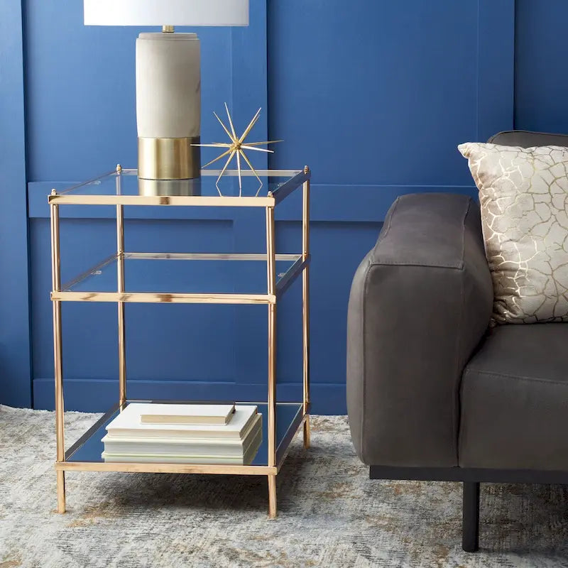 3-Tier Glass Accent Table