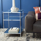 3-Tier Glass Accent Table