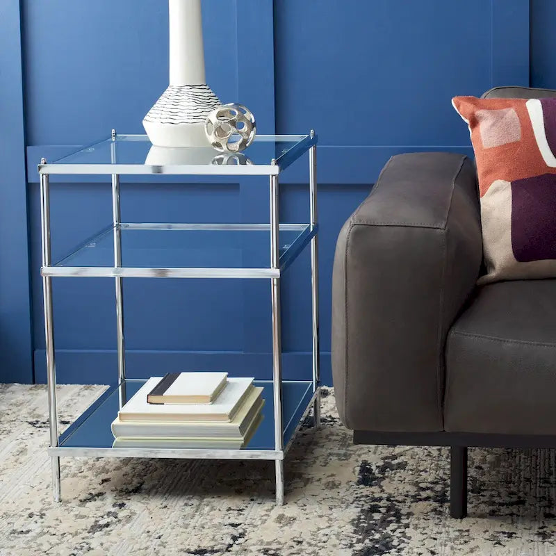 3-Tier Glass Accent Table