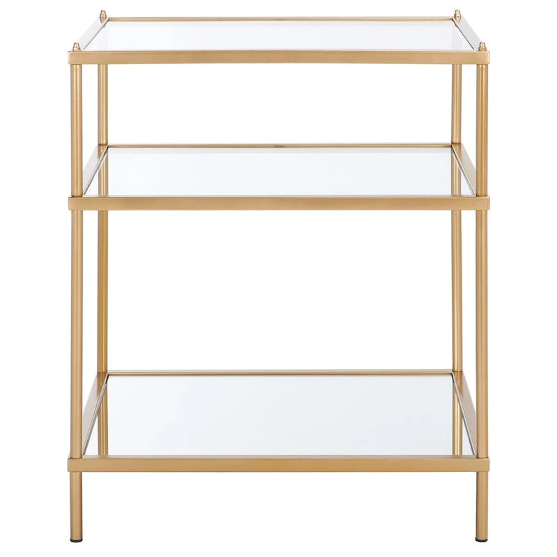 3-Tier Glass Accent Table