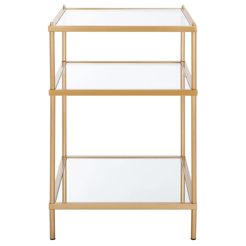3-Tier Glass Accent Table