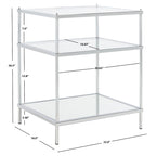 3-Tier Glass Accent Table