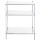 3-Tier Glass Accent Table