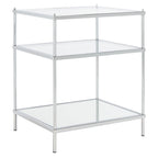 3-Tier Glass Accent Table