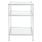 3-Tier Glass Accent Table