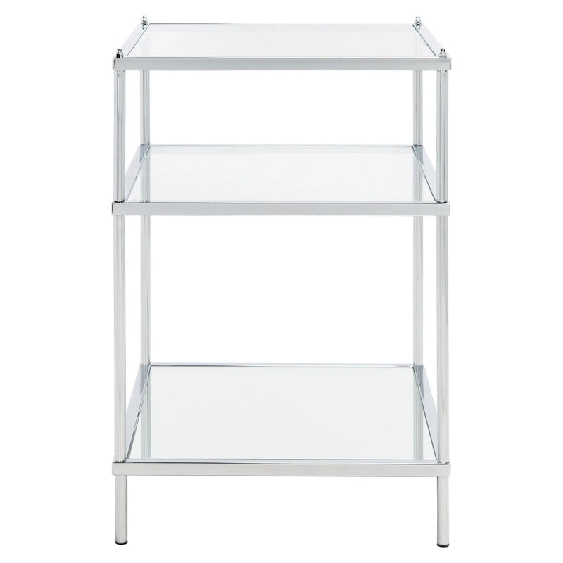3-Tier Glass Accent Table