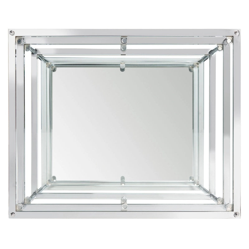 3-Tier Glass Accent Table
