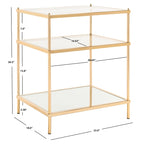 3-Tier Glass Accent Table