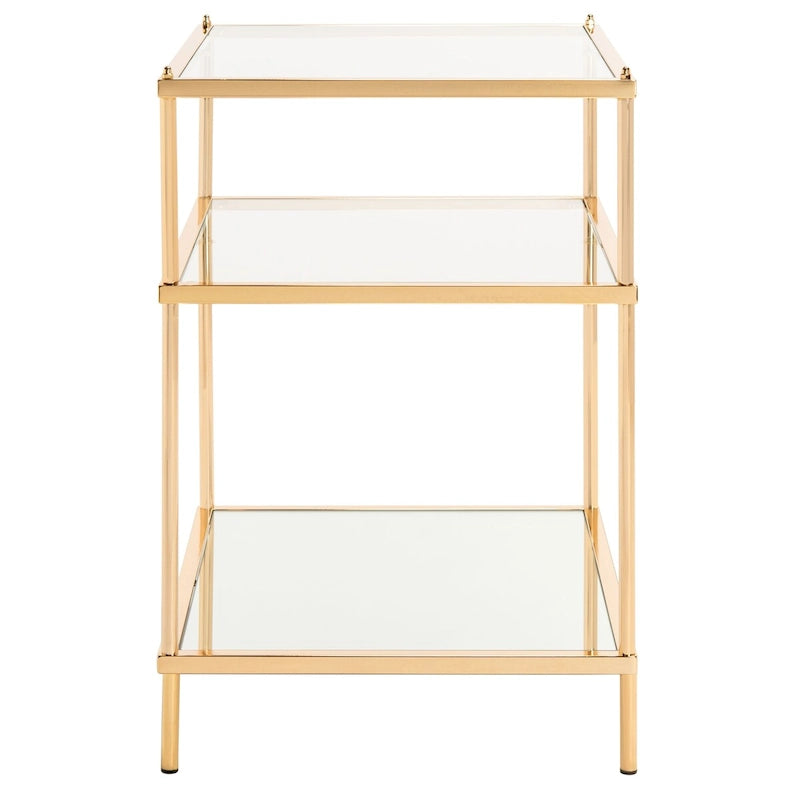 3-Tier Glass Accent Table