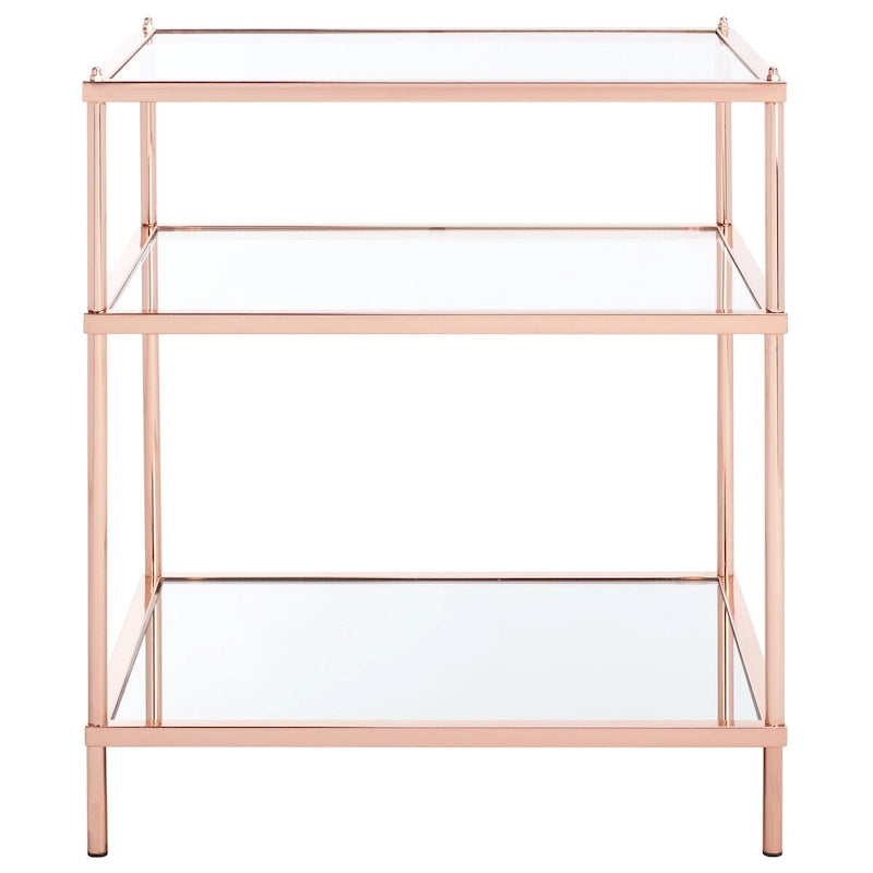 3-Tier Glass Accent Table