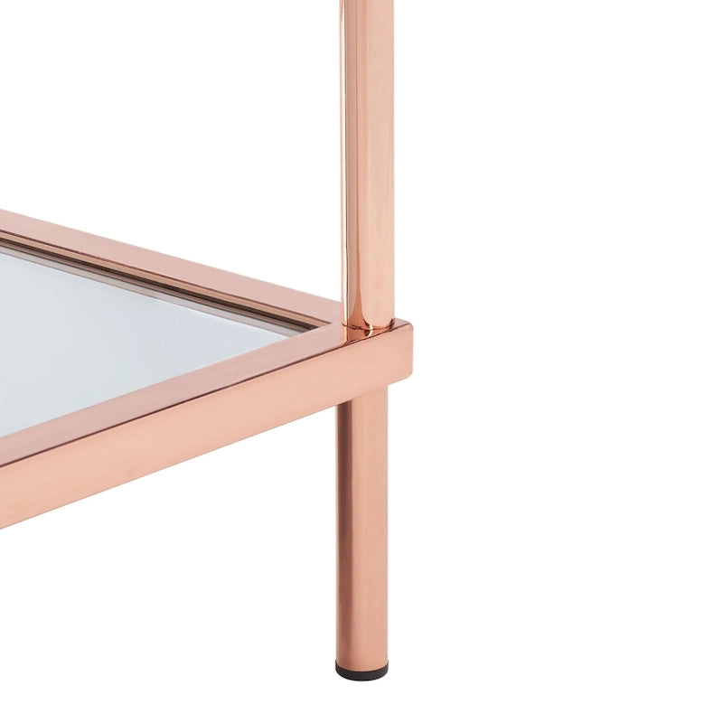 3-Tier Glass Accent Table