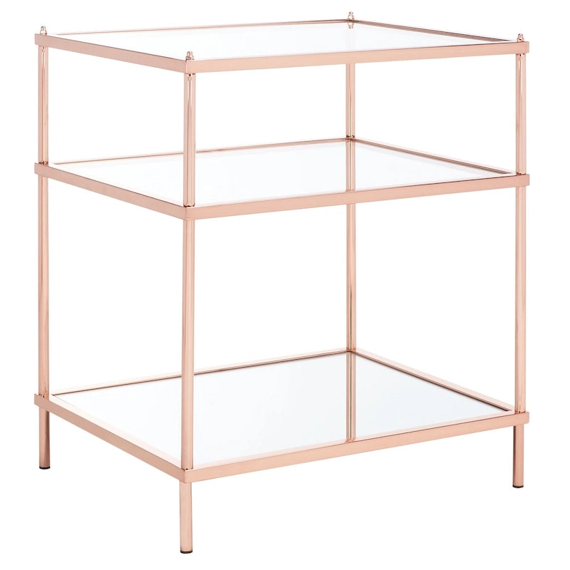 3-Tier Glass Accent Table