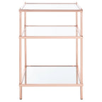 3-Tier Glass Accent Table