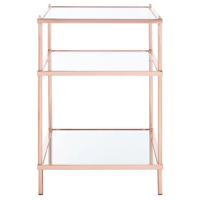 3-Tier Glass Accent Table