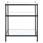 3-Tier Glass Accent Table