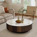 Round Coffee Table with Drawer