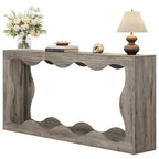 63-Inch Two-Tier Engineered Wood Console Table
