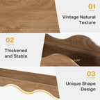 63-Inch Two-Tier Engineered Wood Console Table