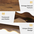 63-Inch Two-Tier Engineered Wood Console Table