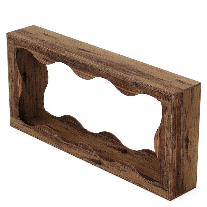 63-Inch Two-Tier Engineered Wood Console Table
