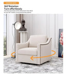Čalouněné křeslo s otočením o 360 stupňů